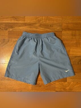 Nike Light Blue Kids Athletic Shorts